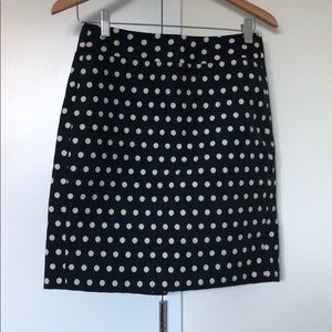 Banana Republic polka dot skirt